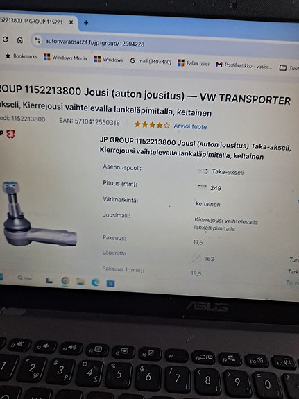 Volkswagen jousi auton jousitus 2 uutta jousta.