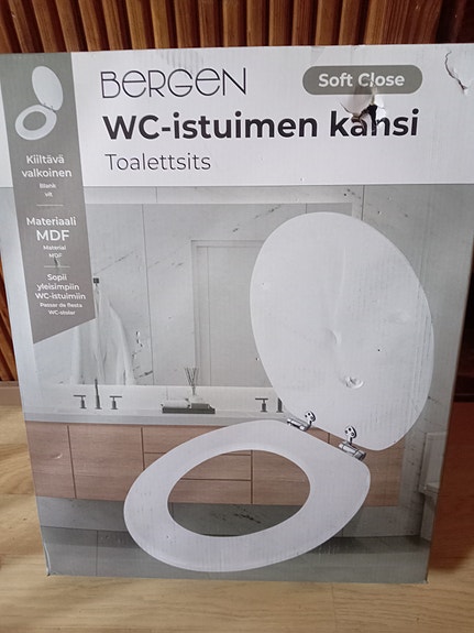 Uusi wc istuin