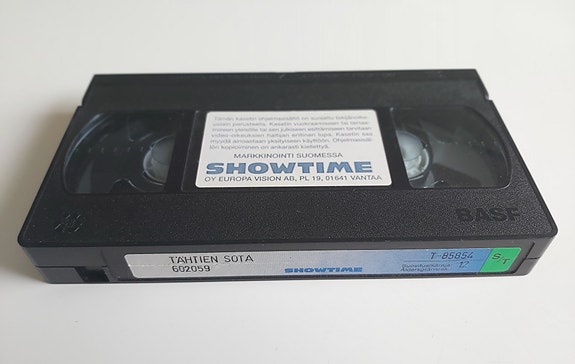Showtime Tähtien Sota pelkkä kasetti