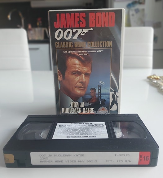 James Bond 007 kuoleman katse vhs