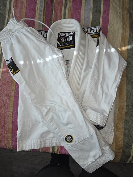 Lasten Bjj puku, M00 valkoinen