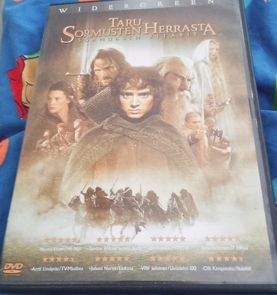 Taru sormusten herrasta elokuva DVD