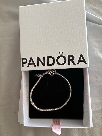 Pandora hopeinen rannekoru naiset