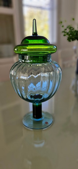 Nuutajärvi Isoäidin karkkipurkki, signeerattu