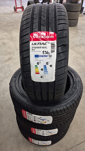 215/45R16 Vredestein Ultrac+ 90V uudet