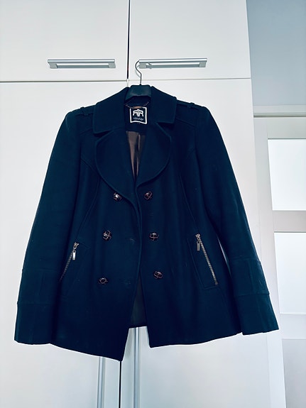 River Island villakangastakki koko 38 sininen