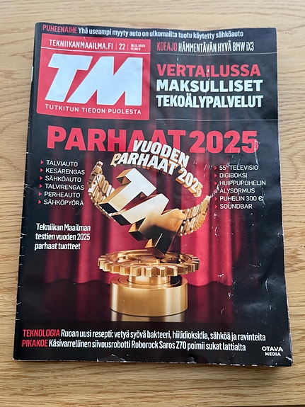 Tekniikan Maailma -lehti 22/25 Vuoden parhaat 2025 -numero