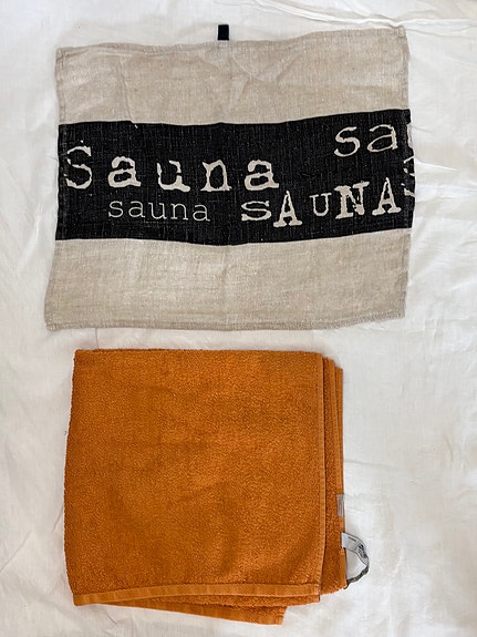 Yhteishintaan Kylpytakki Villa Stockmann Casa Pyyhe IKEA sauna laudeliina towel