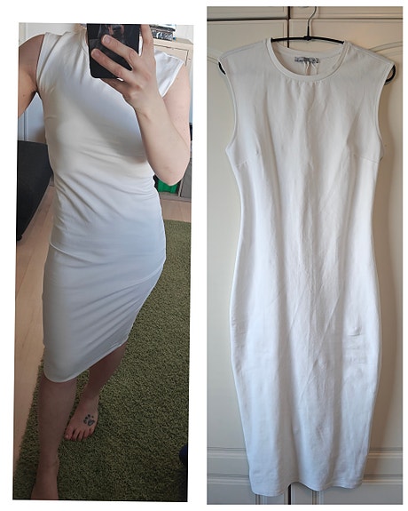 Zara valkoinen mekko s