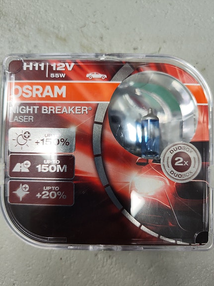 Osram polttimo H11 laser night breaker 1kpl