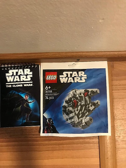 Star Wars legot 74 osaa&muistilehtiö