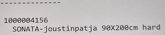 Ostetaan Asko Bonnel Sonata patja 90×200
