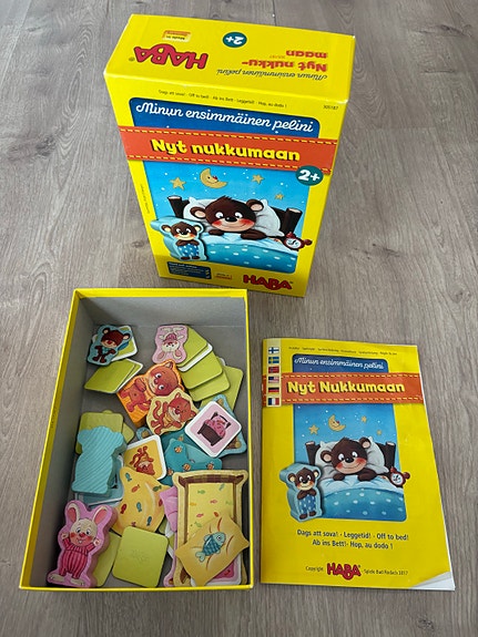 HABA Nyt nukkumaan -lasten ensimmäinen peli 2+