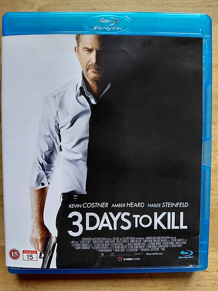 3 Days to Kill  blu-ray