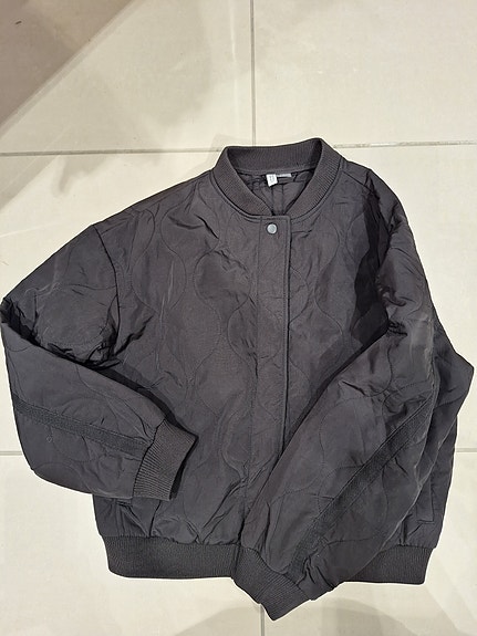 H&M Bomber Jacket, musta takki, S