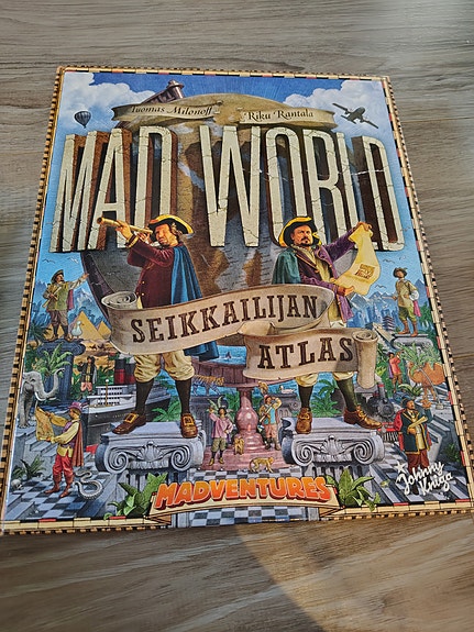 Madventures Mad World seikkailijan atlas kirja