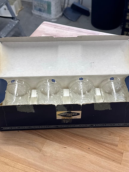 Iittala Nuutajärvi juomalasit 4 kpl