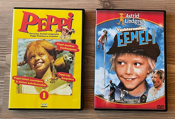 2 x Astrid Lindgren -elokuvat DVD