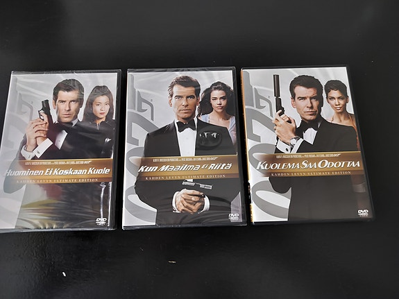 James Bond DVD-elokuvat 3 kpl