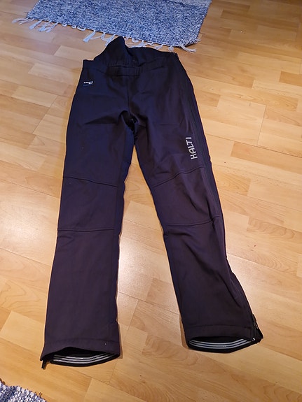 Halti Stormwall softshell-ulko/hiihtohousut M musta