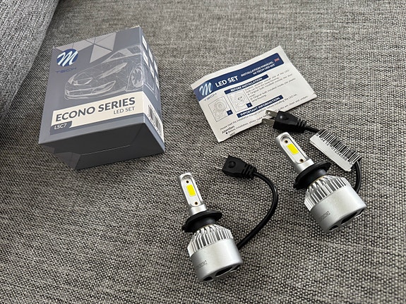 Auton led ajovalonpolttimot, H7-kanta