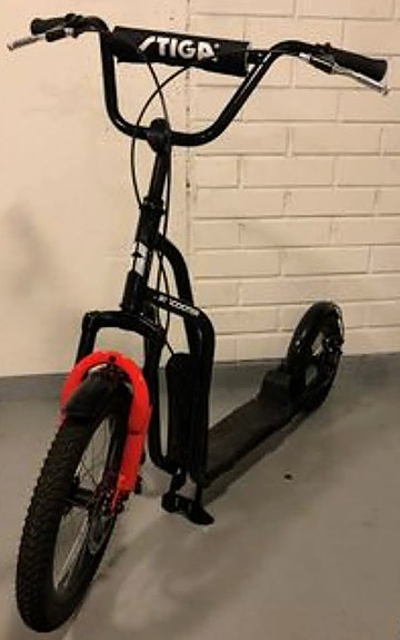 Stiga Air Scooter 16" musta potkulauta