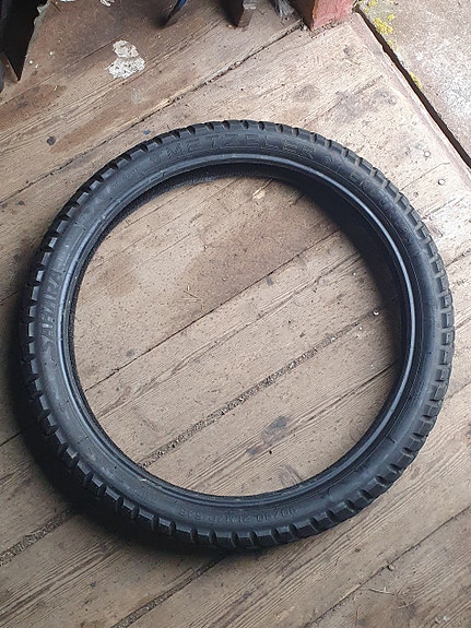 21" Metzeler "Sahara" mp/mopo eturengas