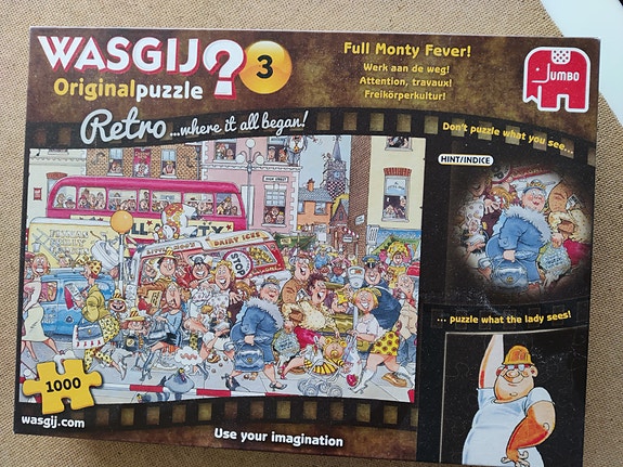 Wasgij Original 3 Retro Full Monty Fever palapeli