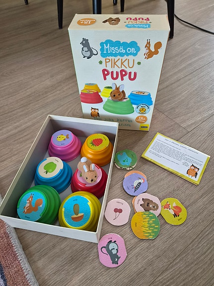 Missä on pikku pupu -lastenpeli