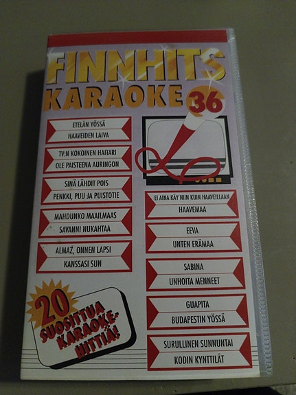 Finnhits Karaoke 36 VHS-video
