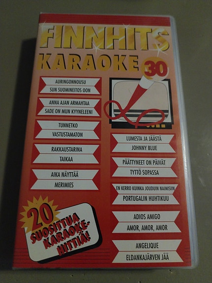 Finnhits Karaoke 30 VHS-kasetti