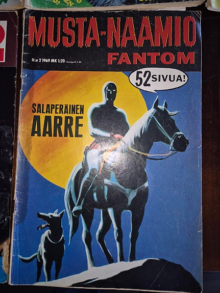 Vanhat Musta Naamio -sarjakuvalehdet 1970 luvulta
