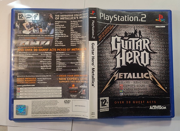 Guitar hero metallica ps2