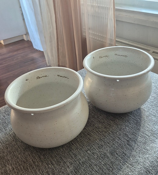 PENTIK kukka-amppelit, 2 kpl, yhteensä 40 eur