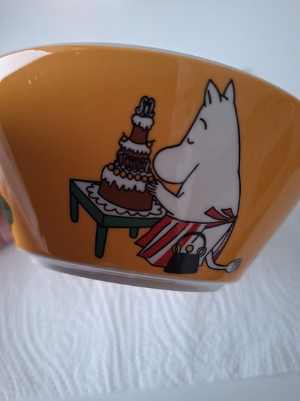 Muumimamma aprikoosi kulho 15cm