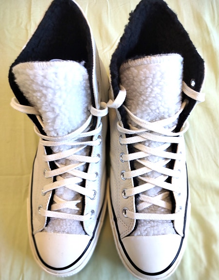 Converse talvitennarit nahkaa ja turkista koossa 42