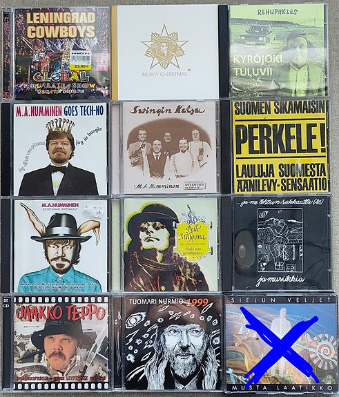 Suomirock ja -proge CD -levyt
