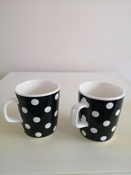Marimekko Pallo mukit mustavalkoinen