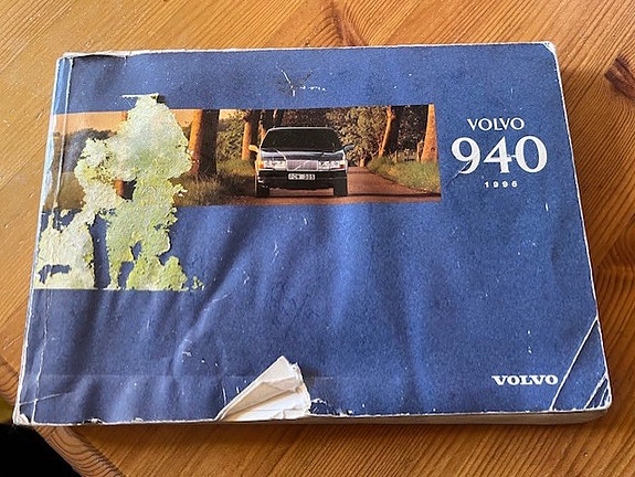 Volvo 940  käyttöohjekirja 1995