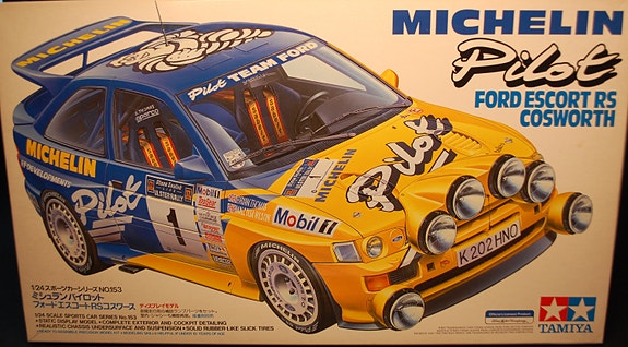 Tamiya Ford Escort RS Cosworth Michelin Pilot 1:24