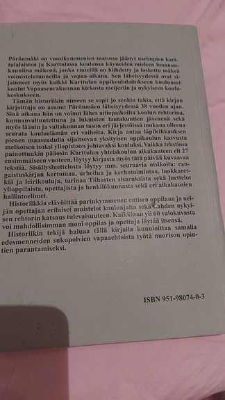 Karttulan historiaa 160 sivua