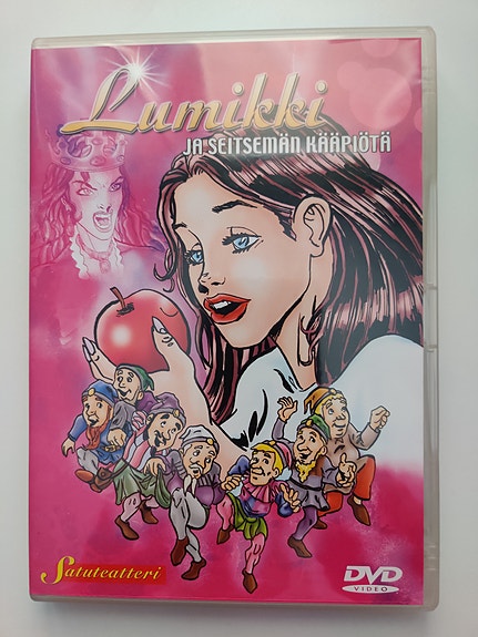 Lumikki ja seitsemän kääpiötä DVD lastenelokuva