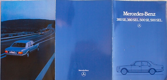 Auto esite Mercedes-Benz 380 SE/380 SEL/500SE/500 SEL 1982