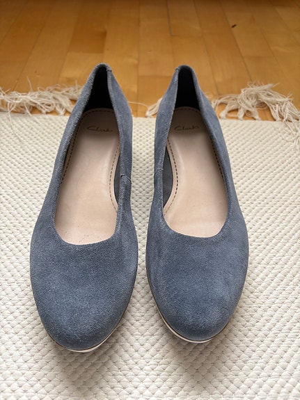 Clarks vaaleansiniset ballerinat koko 7 (41)
