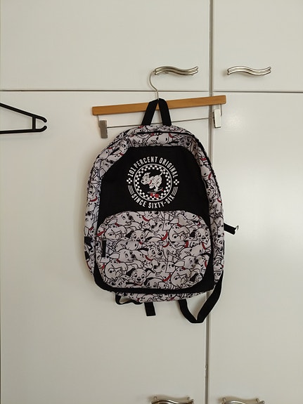 VANS Disney 101 Dalmatians Backpack Black White