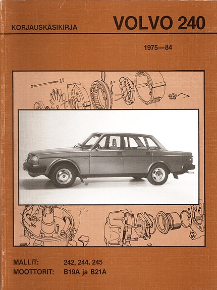 Volvo 240 1975 - 84 korjausopas suomenkielinen