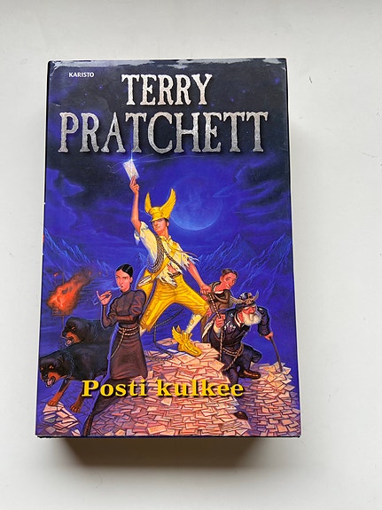Terry Pratchett Posti kulkee -kirja (Going Postal)