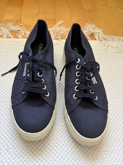 Superga tennarit koko 41 tummansiniset