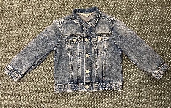 H&M farkkutakki koko 110 sininen unisex