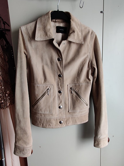 Vero Moda nahkatakki S beige